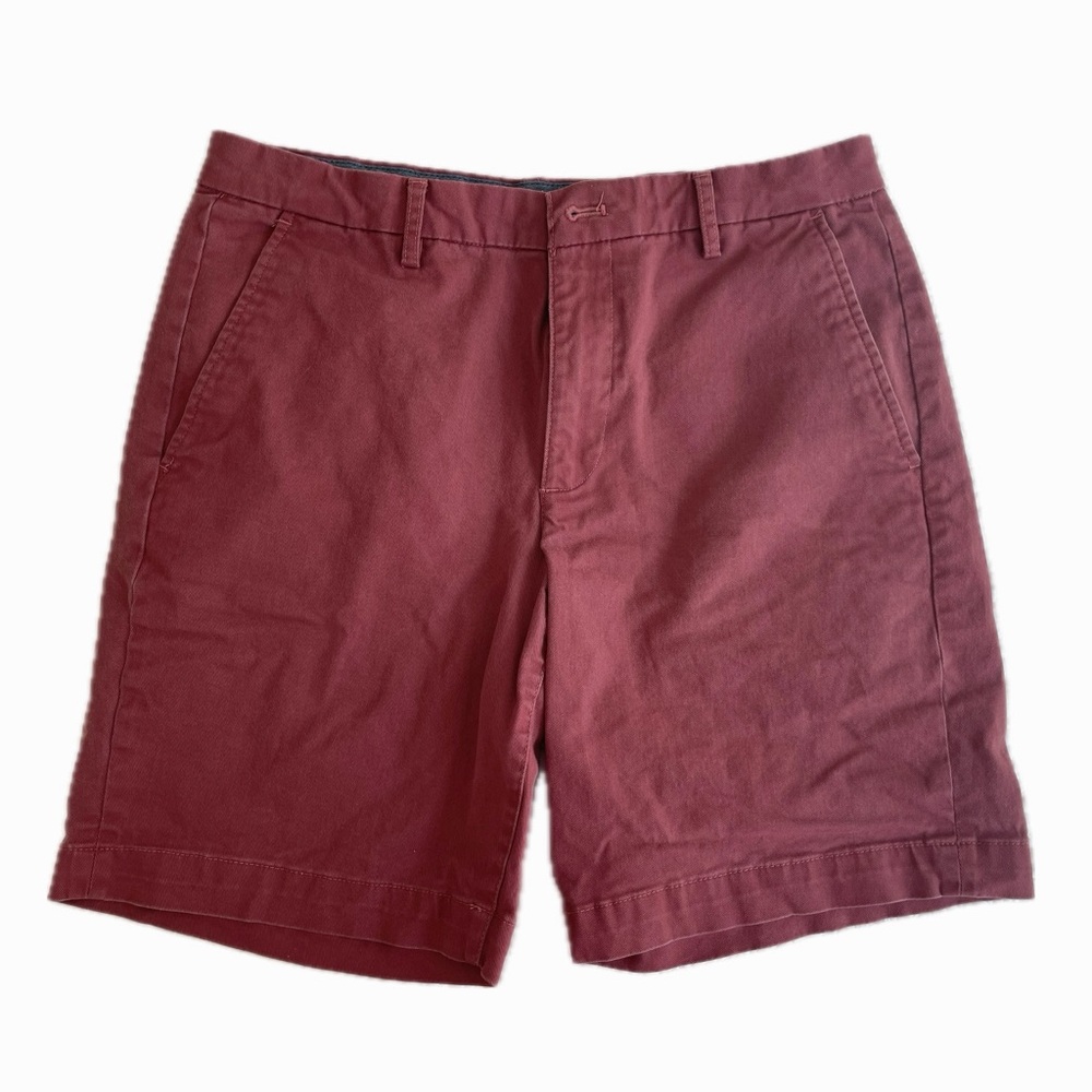 Chaps Coastland Wash Red Chino Shorts